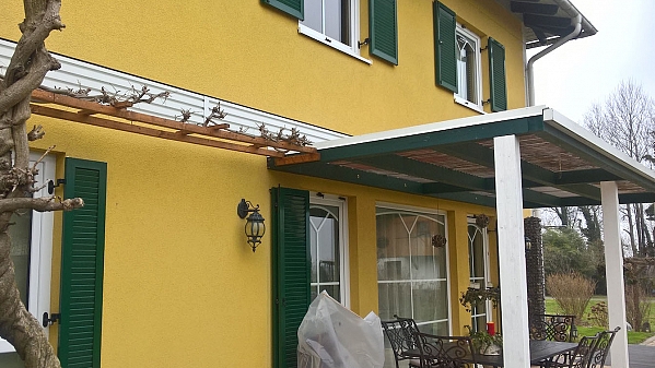Rekonstrukce fasády rodinného domu u Bodamského jezera - Mix Toscana 774
